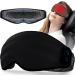 Heated Eye Mask Graphene | Cordless Warm Eye Compress | 3 in 1 Sleep Mask & Cooling Gel Strip for Dry Eyes Relaxation Meditation | Travel-Friendly for Men & Women - Buy Online on GoSupps.com