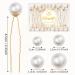 Kiiwah 32-Piece Pearl Hair Pins - Bridal U-Shaped Accessories for Weddings Proms & Parties - 4 Sizes - Gold - Buy Online on GoSupps.com