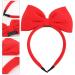 Frcolor Girls Headband with Bow | Christmas Big Bow Headband in Red | Perfect Holiday Hair Accessory - Buy Online on GoSupps.com