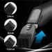 Men's Body Hair Trimmer and Ball Shaver - Electric Groomer with LED, Ceramic Blades, USB Charging - XL Black - Buy Online on GoSupps.com