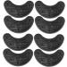PULABO 4 Pairs Black Rubber Shoe Heel Plates Taps - Anti-Slip & Long-Lasting - Buy Online on GoSupps.com