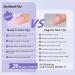 Buy Bartbox Short Almond Press On Nails - Soft Gel Full Cover Nail Tips | Pre-Designed Pink Artificial Fingernails for Nail Extensions - Buy Online on GoSupps.com