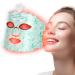 SAKOTISO LED Face Mask Light Therapy 7 Color Infrared Blue Red Light Therapy Skin Care Facial Treatment Mask Black