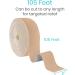 Vive Kinesiology Tape - 105ft Uncut Kensio Roll for Muscle and Joint Recovery - Waterproof Support for Shoulder, Back, Knee, Elbow, Ankle Pain Relief - Beige 2x105' - Buy Online on GoSupps.com