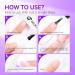 Angelike EC 6 in 1 Nail Gel Kit - Base Gel PH Bonder & Dehydrator | Acid-Free Primer & Super Shiny Formula for False Nails - International Shipping Available - Buy Online on GoSupps.com