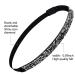6-Pack Glitter Non-slip Rhinestone Fabric Headbands for Women - Ideal for Sports and Yoga - Buy Online on GoSupps.com