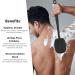 iTokGoK Silicone Back Scrubber - Anti-Slip Long Handle Shower Exfoliator & Massage Brush for Sensitive Skin - Durable & Unisex (Black - Buy Online on GoSupps.com