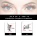 Dual Magnetic Half Lash Accent Eyelashes Set - Lightweight, Reusable, and Easy to Apply | Updated 3D False Eyelashes with Applicator (8pcs) in White - Buy Online on GoSupps.com