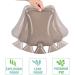 2L Large Grey Fluffy Hot Water Bottle with Zipper Cover - Furry Faux Fur, Pain Relief, Easy On/Off - Ideal Gift for Men & Women - Buy Online on GoSupps.com