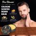 Red-Blooded Beard Grooming Kit for Men - Complete Set with Beard Oil, Balm, Brush, Comb & Scissors - Cologne Scented with Jojoba & Macadamia Oils - Buy Online on GoSupps.com