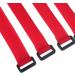 Buy Velcro Fastening Frame Bicycle Set - 5 Nylon Brackets with Fastener Tape for Pump & Flashlight (Red) - International Shipping Available - Buy Online on GoSupps.com
