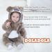 Doladola Unisex Baby Koala Romper | Spring Autumn Flannel Pyjamas 6-12 Months - Buy Online on GoSupps.com