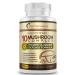 Powerful 10 Mushroom Complex-Advanced Blend of Best Functional Mushrooms-Nootropic Supplement for Brain Memory Focus Energy Immune Support-Lions Mane-Reishi-Cordyceps-Chaga-Turkey Tail (90 capsules)