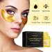 24K Gold Eye Pads - Collagen Under Eye Mask Under Eye Gel Patches for Anti Aging Anti Wrinkle Reduce Eye Bags and Puffy Eyes Dark Circles Hydrating Moisturizing Skincare (25 Pairs Gold) - Buy Online on GoSupps.com