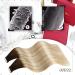 Moresoo Balayage Blonde Tape in Human Hair Extensions - 14 Inch Remy Brown Root Ombre to Dark Golden Blonde - 20 Pcs/50g #3/8/22 - Buy Online on GoSupps.com