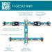 Max & Molly H-Harness - Blue Ocean XS | International Shipping Available | Durable & Stylish Pet Harness - Buy Online on GoSupps.com