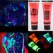 24 Pcs Face Painting Kit - Neon & Fluorescent Body Paint for Professional Use | International Shipping - Buy Online on GoSupps.com