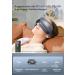 Llano Eye Massage Device - Warmth Vibration & Bluetooth Music | Ergonomic 3D Design Foldable Eye Mask for Dark Circles & Dry Eyes (Gray) - Buy Online on GoSupps.com