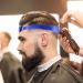 Haircut Bands Curved Silicone Hair Bands Washable Haircut Guide Tape Adjustable Haircut Stencil Soft Comfortable Hair Cutting Guide Hair Cutting Tools for Home blue - Buy Online on GoSupps.com