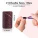 Melodysusia 300Stk Grinding Sleeve Nail Cutter Attachment - 180 Grit Cap & Mandrel for Manicure Pedicure Nail Art & Care (Red) - Buy Online on GoSupps.com