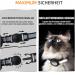 Reflective GPS Cat Neck Band with Apple AirTag Holder | Adjustable & Safe for Cats Kittens & Small Dogs - Black - Buy Online on GoSupps.com
