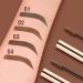 Brow Mascara Eyebrow Gel Brown Long Acting Liquid Eyebrow Natural Eyebrow Makeup for Women (02) - Buy Online on GoSupps.com