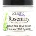 Eclectic Lady Rosemary Satin and Silk Cream Body Cream Body Lotion - Shea Butter Aloe Silk Amino Acids Vitamin E Phthalate-Free Handcrafted in USA - Perfect For Women