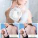 6 Pcs African Exfoliating Net Bath Sponge Set with Handles for Women Men - Shower Loofah Body Scrub Towel in Black White Gray - Buy Online on GoSupps.com
