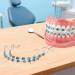 2 PCS Clip on Fake Braces Temporary Fakes Teeth Kit Brackets Dientes - Buy Online on GoSupps.com
