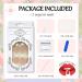 French False Nails 24Pcs Nude Almond Full Cover Press on Nails with Glue - White French Nail Tips for Women Girls | Nails Art #XRFS - Buy Online on GoSupps.com