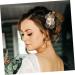 DRESSOOS flower hair accessories girl hair accessories bridal hair accessories headpiece for wedding decoration metal hair comb bridal hair accessory hair pin Hanfu alloy Hair up bride - Buy Online on GoSupps.com