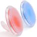 Aonee 2 Pack Exfoliating Brush Body Scrubber Exfoliating Scrubber to Treat and Prevent Razor Bumps and Ingrown Hairs Massage Shower Brush Silky Smooth Skin Solution for Men and Women Blue Orange