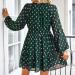 Naroote Womens Fashion Dress V-Neck Breathable Drawstring Travel Dress for Business Women Small Dark Green - Buy Online on GoSupps.com