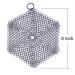 316 Premium Stainless Steel Cast Iron Cleaner & Scrubber - For Skillets, Dutch Ovens, Grill Pans - 8 Inch Hexagon - Buy Online on GoSupps.com