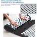 Gireich Acupressure Mat Set - Black Shiatsu Massage Mat with Head Pillow & Bag | Effective Relief for Back Neck & Head Pain (66x42x2cm) - International Shipping Available - Buy Online on GoSupps.com