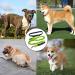 QitinDasen Hands Free Dog Leash Grey Adjustable Waist Belt and Green Dual-Handle Retractable Bungee Leash Jogging Dog Leash with Reflective Stitching - Buy Online on GoSupps.com