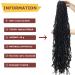 7 Packs 36 inch Goddess Locs Faux Crochet Hair for Black Women - Pre-looped Long New Locs Curly Braiding Extension - Natural Black 1B (Pack of 7) - Buy Online on GoSupps.com