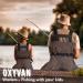 OXYVAN Kids Chest Waders - Waterproof Youth Fishing Waders with Boots Hanger - 8/9 Years Old - Brown - Buy Online on GoSupps.com