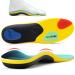 Plantar Fasciitis Insoles for Men Women - Arch Support Insoles Orthotic Insoles for Flat Feet Pain Relief Metatarsalgia-Comfort All Day Lake Blue S Lake Blue & Yellow S(6.5-7.5)245mm-255mm