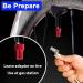 Bike Presta Valve Inflate Adapter 5 Pack - Aluminum, Multi Color, Convert to Schrader Valve, Inflate Tire with Standard Pump or Air Compressor - Buy Online on GoSupps.com