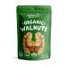 Organic California Walnuts Halves & Pieces, 8 Ounces  Non-GMO, Raw, Unsalted, Shelled, Vegan, Kosher, Sirtfood, Bulk Snack. High in Omega-3 Fatty Acids, Protein. Great for Baking, and as a Topping.