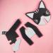 Mijoma Cat-Shaped Wooden Glasses Holder | Trendy Decorative Storage for Home & Travel | 15x10 cm Fastener - Buy Online on GoSupps.com