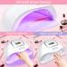 120W UV LED Gel Nail Lamp for Fast Curing | Lightweight Salon Quality Nail Dryer - Buy Online on GoSupps.com