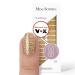 Original Miss Sophie Nail Foils Champagne Shower I 24 Ultra-thin nail polish strips with glitter in gold i for finger & toenails I sticks to natural and painted acrylic gel & shellac nails Champagne Shower 24