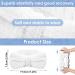 Soft Flannel Spa Headband for Women - Bowknot Hair Band for Makeup, Face Wash, Shower - White Headband - Buy Online on GoSupps.com