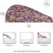 Flower Butterfly Dry Hair Cap Set | 2 Piece Quick Drying Towel & Button Headband | Super Absorbent & Soft - Buy Online on GoSupps.com
