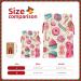 Colorful Lollipop Cupcake Donut Print Christmas Party New Year's Day Candy Wedding Valentine's Day Holiday Favors Christmas Gift Bag - Buy Online on GoSupps.com