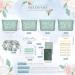 Cunno 48 Pcs Bridesmaid Proposal Set | Maid of Honor Gifts | Bridal Shower Makeup Bags, Scrunchies, Hair Bracelets & Invitation Cards in Green - Buy Online on GoSupps.com