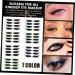 Angoily 28 Pairs Glitter Eyeliner Fake Eyelashes Fake Lashes Decor Water Proof Tape Eyelash Tapes Tool Flash 1 count (Pack of 1) As Shown 1 - Buy Online on GoSupps.com