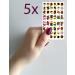 Nail Stickers Decals (5 Sheets) Bright Jolly Mushrooms FLONZNAIL Nail D cor - Buy Online on GoSupps.com